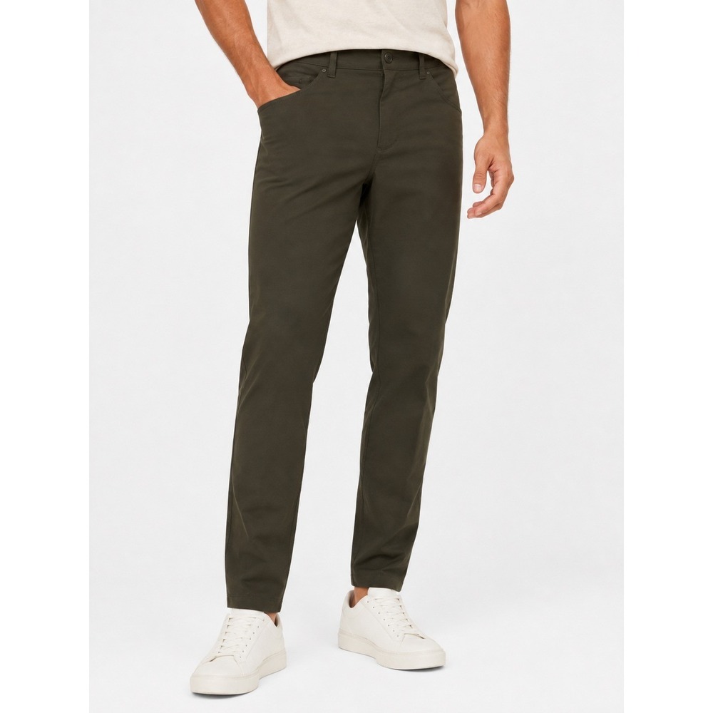 Lululemon Mens Pants Olive Green Size 32 Commission Slim Fit Golf  Commuter